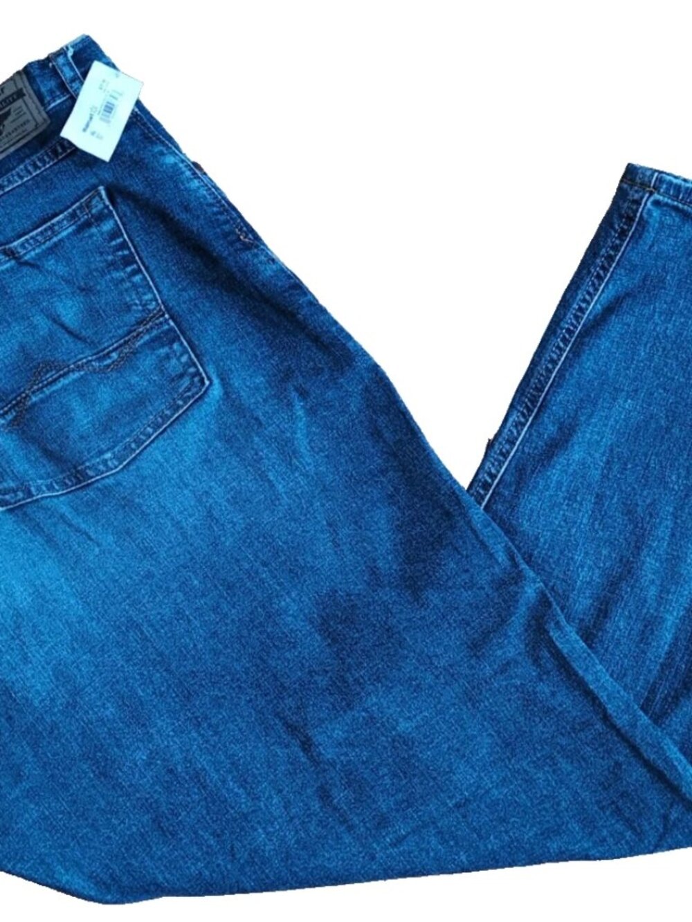 Wrangler Five Star Athletic Fit Jeans Free To Stretch Blue Sz 42x30 (44x30)
